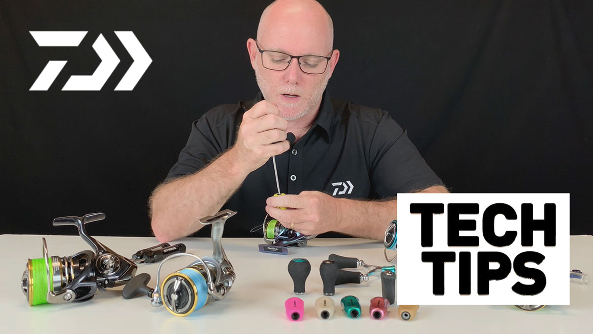 HOW TO REMOVE THE KNOB ON A SPIN REEL- TECH TIPS – Daiwa Australia