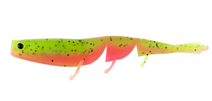 BAIT JUNKIE 5" PRAWN STRAWBERRY RIPPLE #39