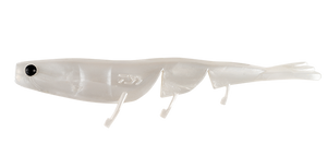 BAIT JUNKIE 5" PRAWN WHITE PEARL #11