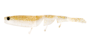 BAIT JUNKIE 5" PRAWN CLEAR GOLD #45