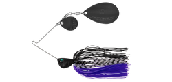 STEEZ ASROC SPINNER BAIT 3/8OZ BLACK PURPLE