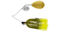 STEEZ ASROC SPINNER BAIT 3/8OZ CHARTREUSE OLIVE