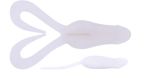 BAIT JUNKIE KICKER CURLY BIG WHITE PEARL #11