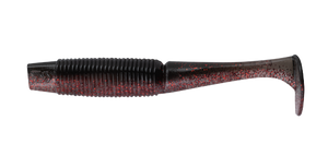 BAIT JUNKIE 3.2" MINNOW GHOST BLACK RED BELLY #32