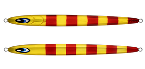 SALTIGA SL JIG 280G - SALTIGA SL JIG 280G GOLD RED STRIPE