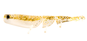 BAIT JUNKIE 2.35" PRAWN CLEAR GOLD #45