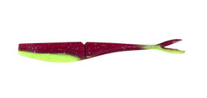 BAIT JUNKIE 7" JERKSHAD TOXIC TURKEY UV #62
