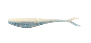 BAIT JUNKIE 5" JERKSHAD WHITEWASH GLOW #7