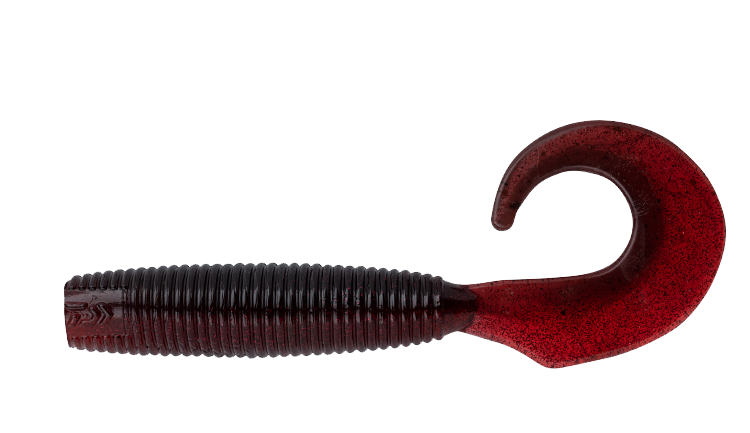 BAIT JUNKIE 4" GRUB DEMON BLOOD #30
