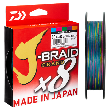 J-Braid 8 Grand - Multi-Colour Line