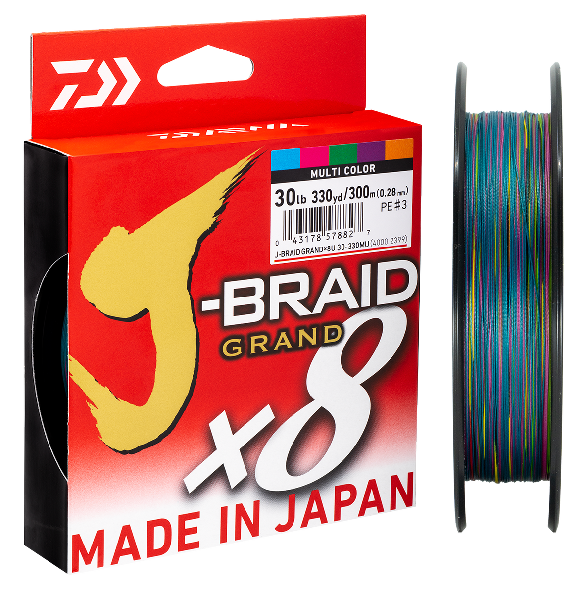 J-Braid 8 Grand - Multi-Colour Line – Daiwa Australia
