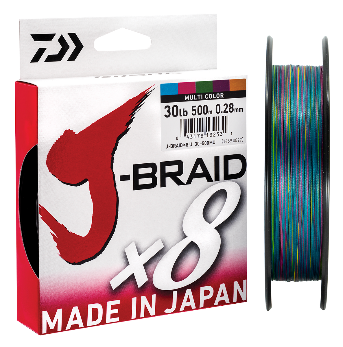 Colored braided fishing line 2025