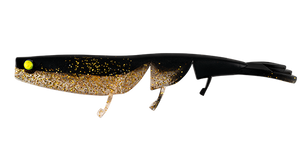 BAIT JUNKIE 5" PRAWN  BLACK & GOLD #29