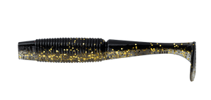 BAIT JUNKIE 3.2" MINNOW BLACK GOLD #29