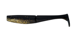 BAIT JUNKIE 4.2" MINNOW BLACK & GOLD #29