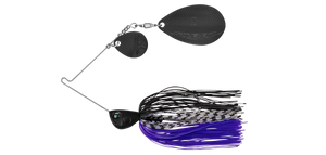 STEEZ ASROC SPINNER BAIT 3/8OZ BLACK PURPLE