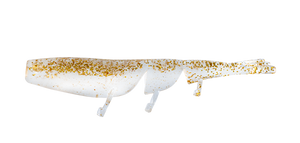 BAIT JUNKIE 3" PRAWN CLEAR GOLD #45