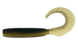 BAIT JUNKIE 4" GRUB OLIVE OIL UV #53