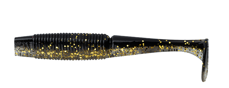 BAIT JUNKIE 3.2" MINNOW BLACK GOLD #29