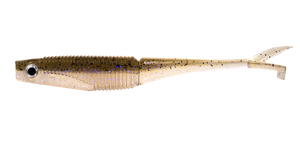 BAIT JUNKIE 3.95" FLICK GHOST ELECTRIC SHAD (65)