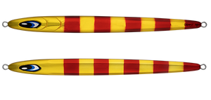 SALTIGA SL JIG 230G GOLD RED STRIPE