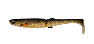 BAIT JUNKIE 6.5 MEGAMINNOW BLACK & GOLD #29