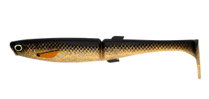BAIT JUNKIE 8.5 MEGAMINNOW BLACK & GOLD #29