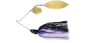 STEEZ SPINNER BAIT 3/8OZ MIDNIGHT PURPLE