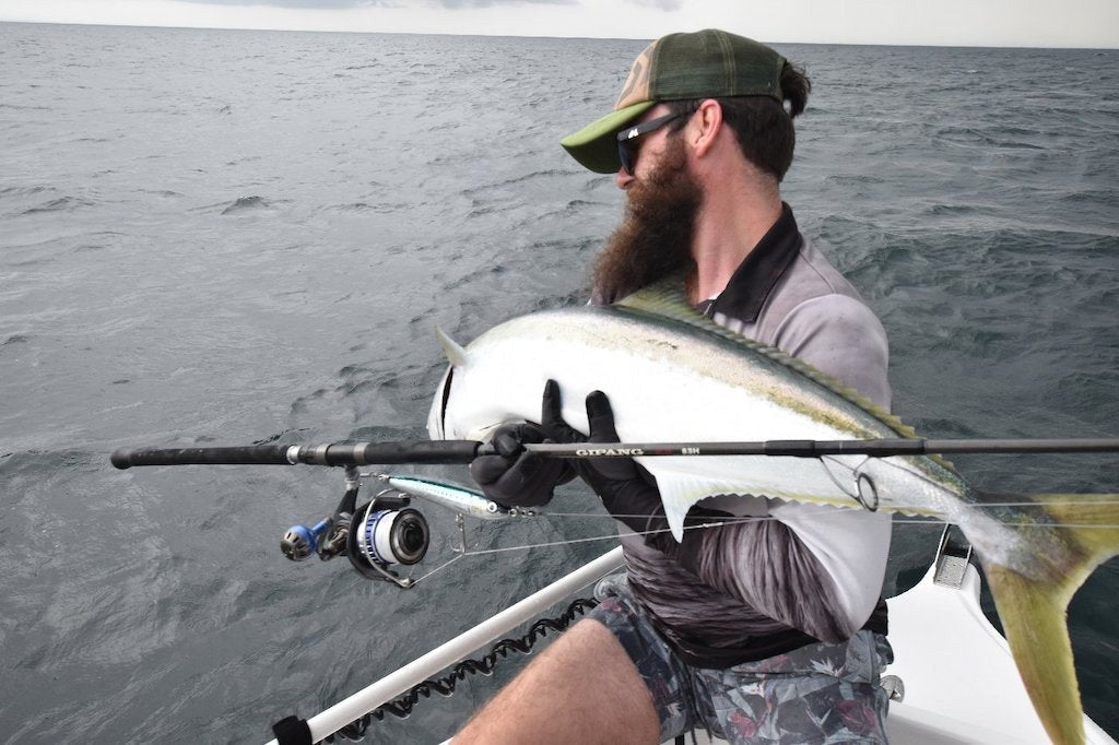 Saltwater Offshore Heavy Trolling Fishing Rod Big 80-120-Pound Test 1-Piece