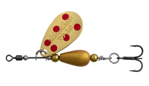 SILVERCREEK SPINNER 4.0 GOLD/RED DOT