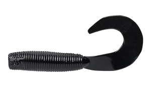 BAIT JUNKIE 2.5" GRUB BLACK UV #13