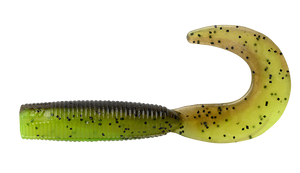 BAIT JUNKIE 2.5" GRUB GP CHARTREUSE UV #18