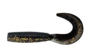 BAIT JUNKIE 2.5" GRUB BLACK & GOLD #29