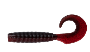 BAIT JUNKIE 4" GRUB DEMON BLOOD #30