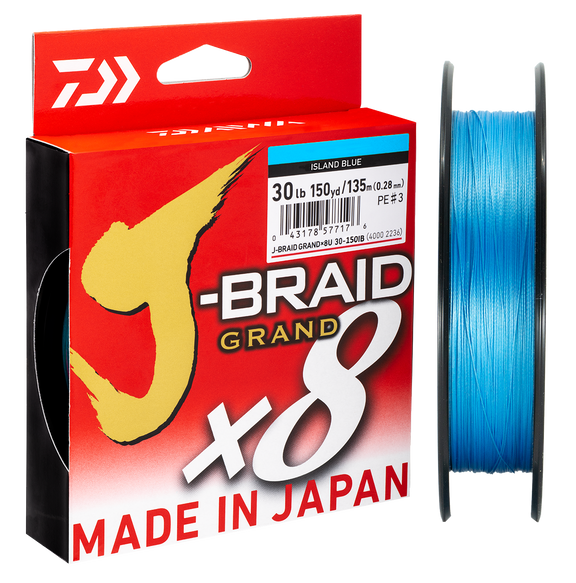 J-Braid 8 Grand - Island Blue Line