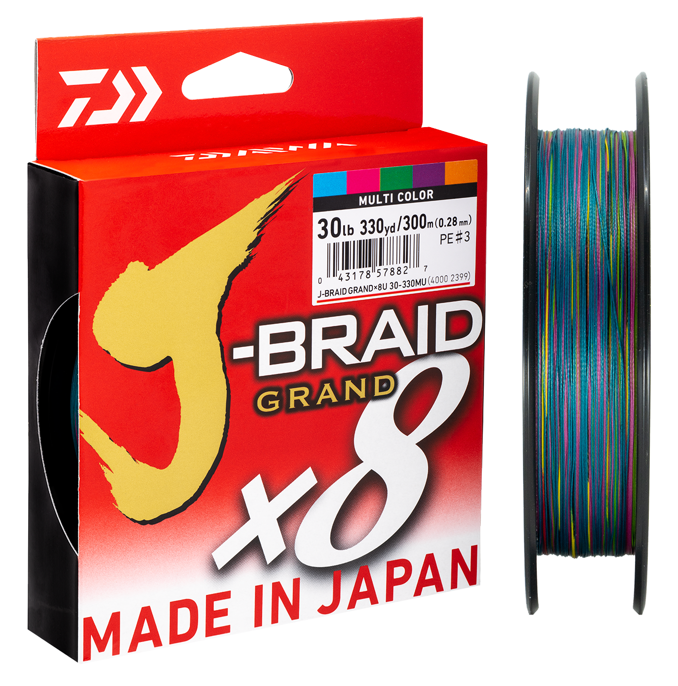 J-Braid 8 Grand - Multi-Colour Line – Daiwa Australia
