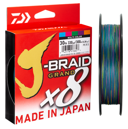 J-Braid 8 Grand - Multi-Colour Line