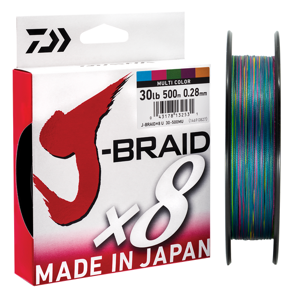 J-Braid 8 - Multi-Colour Fishing Line – Daiwa Australia